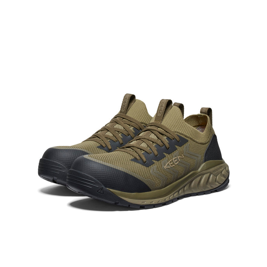 Men's Arvada Shift Work Sneaker (Carbon Toe) Martini Olive/Black / Keen Online
