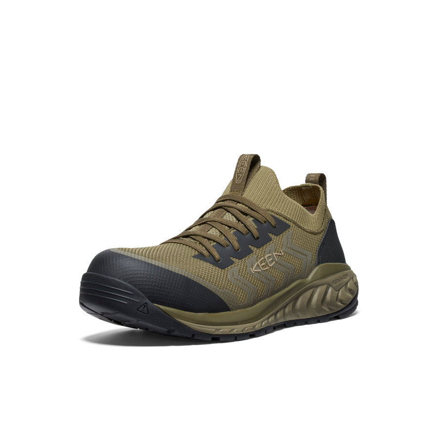 Men's Arvada Shift Work Sneaker (Carbon Toe) Martini Olive/Black / Keen Online