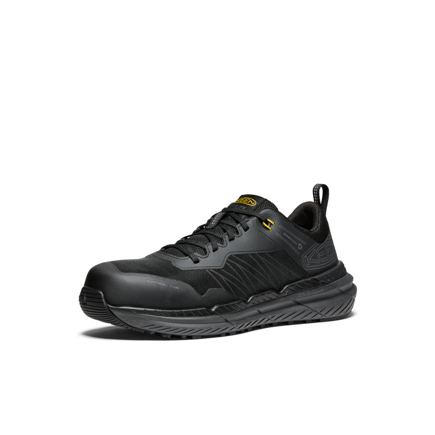 Men's Speedworks Work Sneaker (Carbon Toe) Black/Steel Grey / Keen For sale