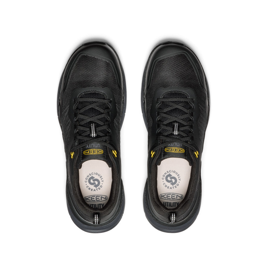 Men's Speedworks Work Sneaker (Carbon Toe) Black/Steel Grey / Keen For sale