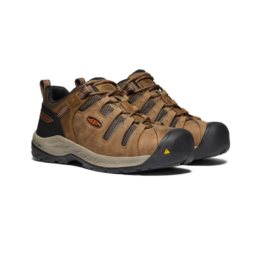 Men's Flint II (Steel Toe) Shitake/Rust / Keen For sale
