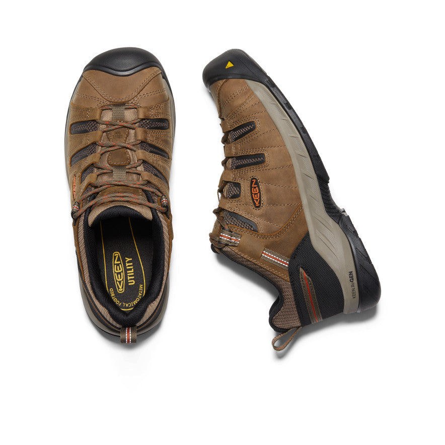 Men's Flint II (Steel Toe) Shitake/Rust / Keen For sale
