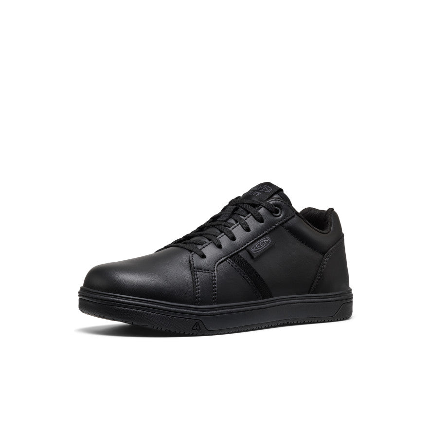 Men's Kenton WTX Work Shoe (Soft Toe) Black/Black | Kenn On Sale