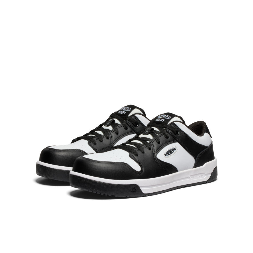 Men's Overton Work Shoe (Carbon Toe) Star White/Black / Keen For sale