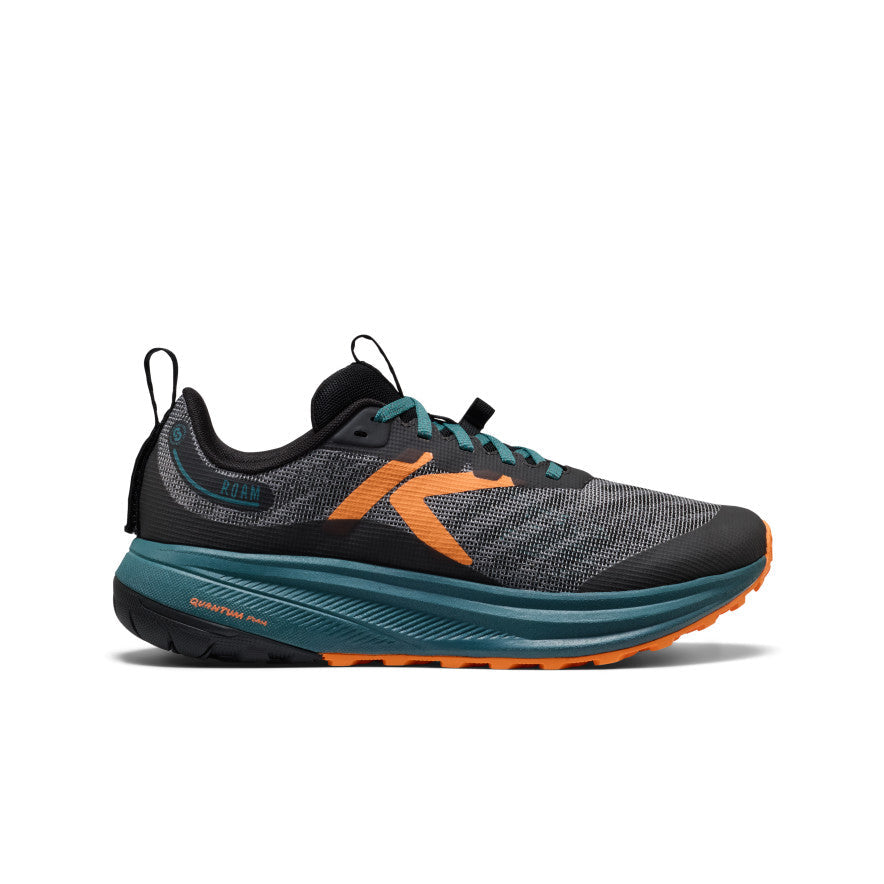 Men's Roam Trail Running Shoe Black/Orange Peel | Keen Discount