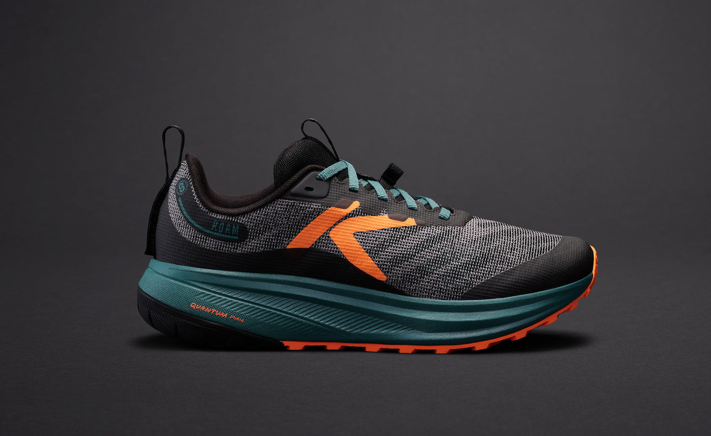 Men's Roam Trail Running Shoe Black/Orange Peel | Keen Discount