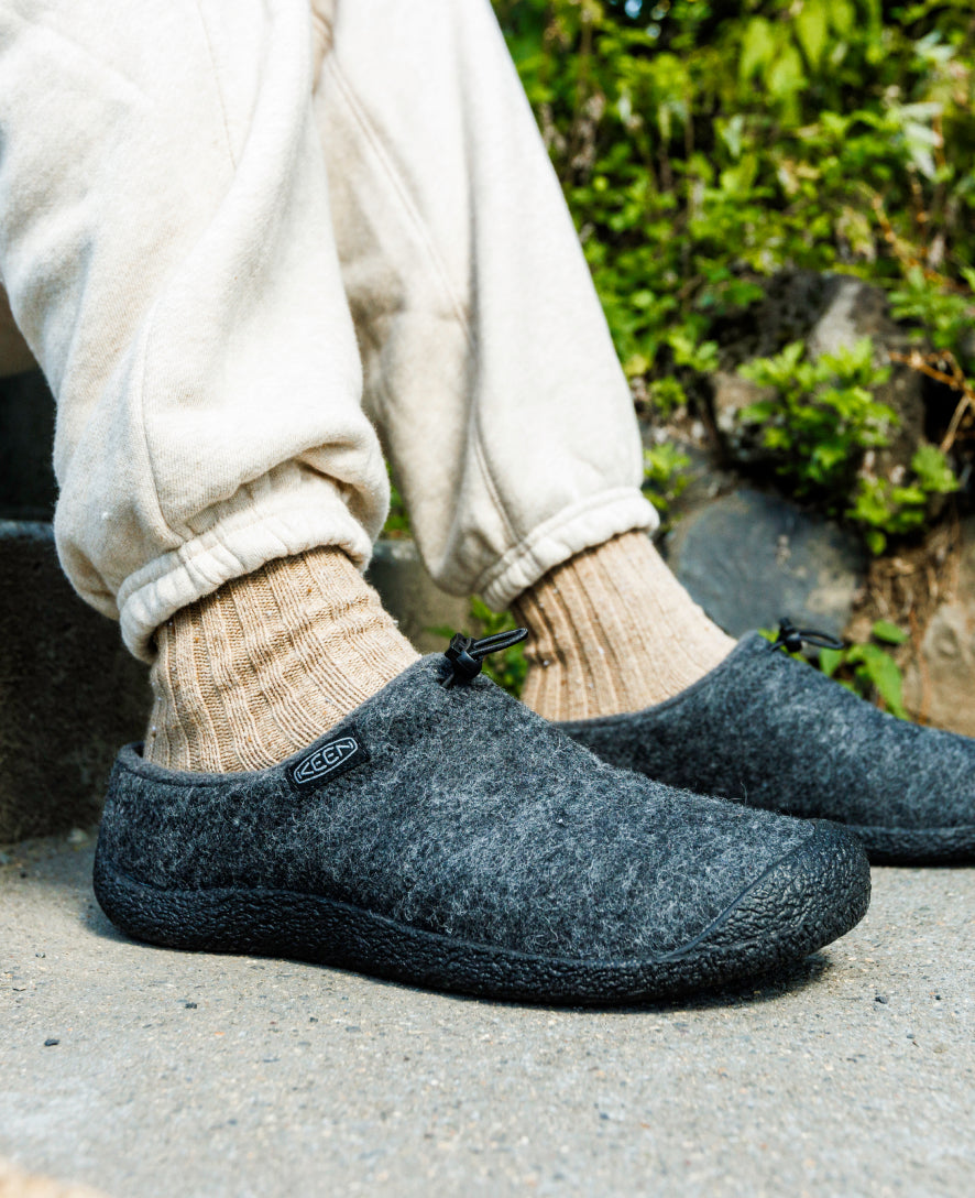 Men's Howser III Slide Charcoal Grey Felt/Black / Keen Online