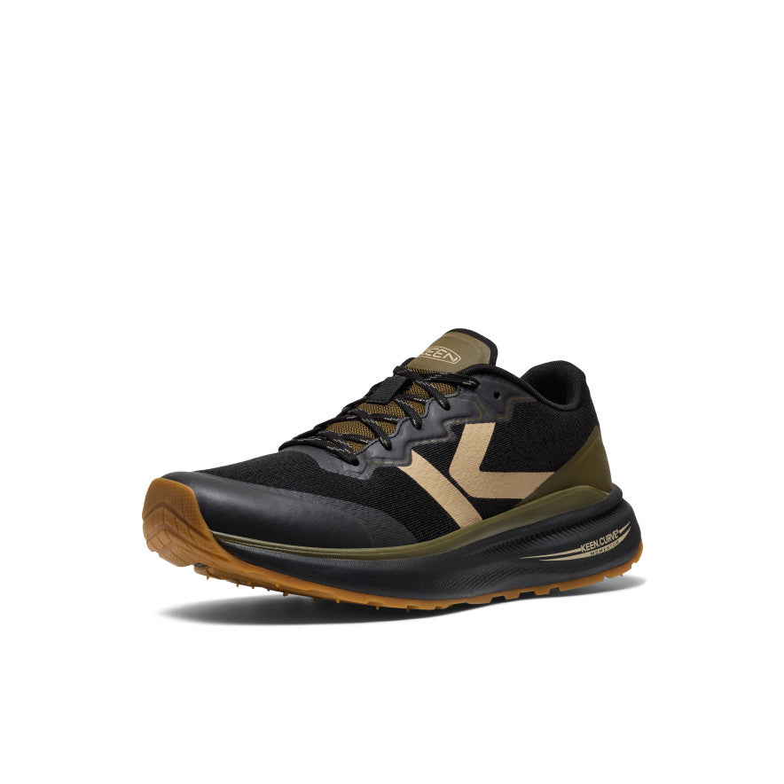 Men's WK500 Walking Shoe Black/Dark Olive | Kenn On Sale