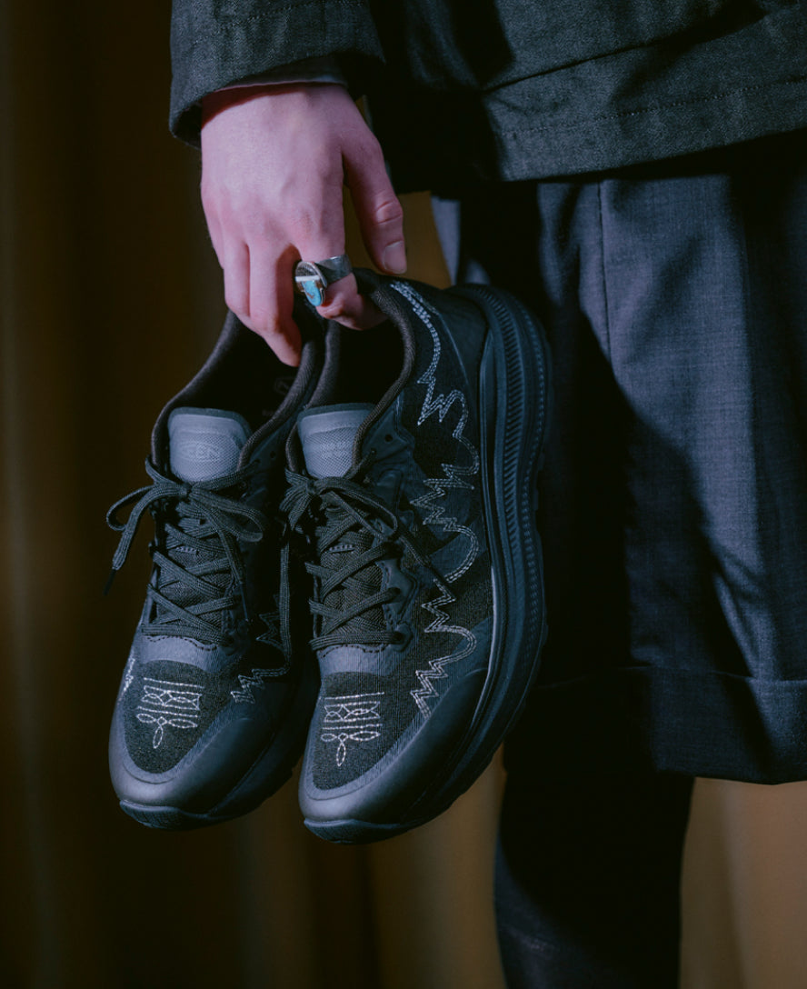 Men's WK500 Walking Shoe x Engineered Garments Black/Black | Keen Discount
