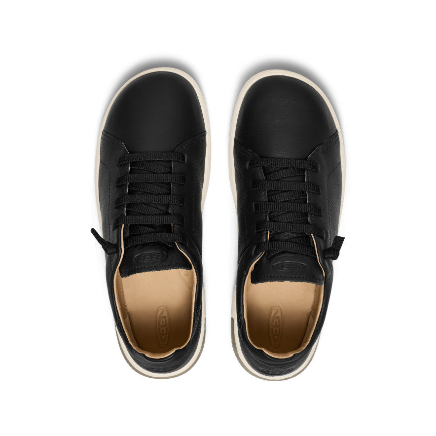 Men's KNX Leather Sneaker Black/Star White | Kenn On Sale