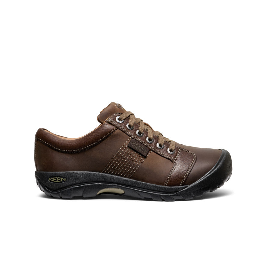 Men's Austin Shoe Wide Chocolate Brown | Kenn On Sale