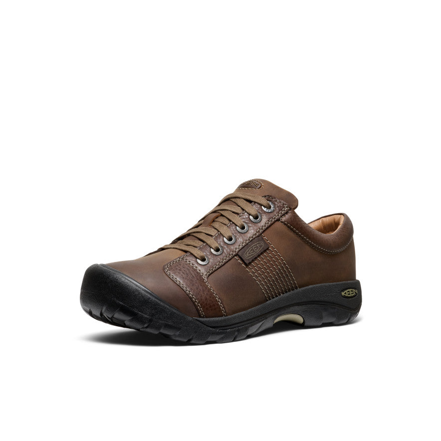 Men's Austin Shoe Wide Chocolate Brown | Kenn On Sale