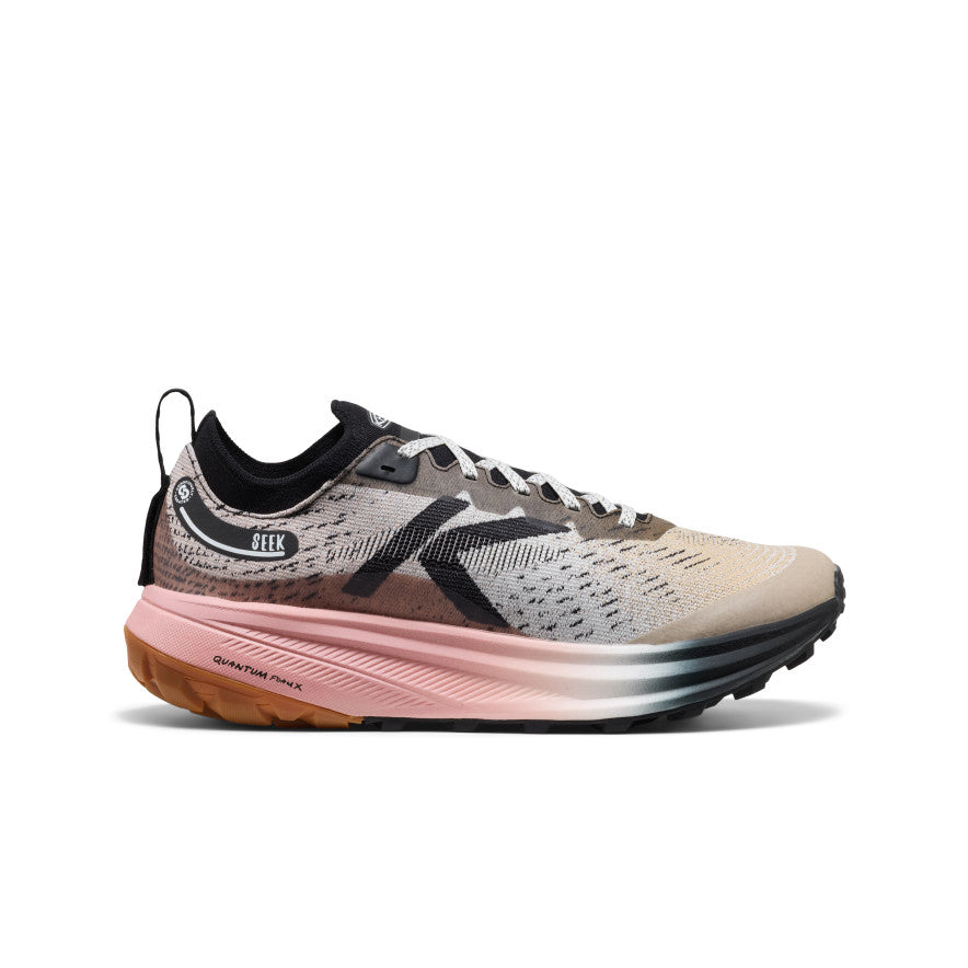 Men's Seek Trail Running Shoe Black/Sunset Sand / Keen For sale