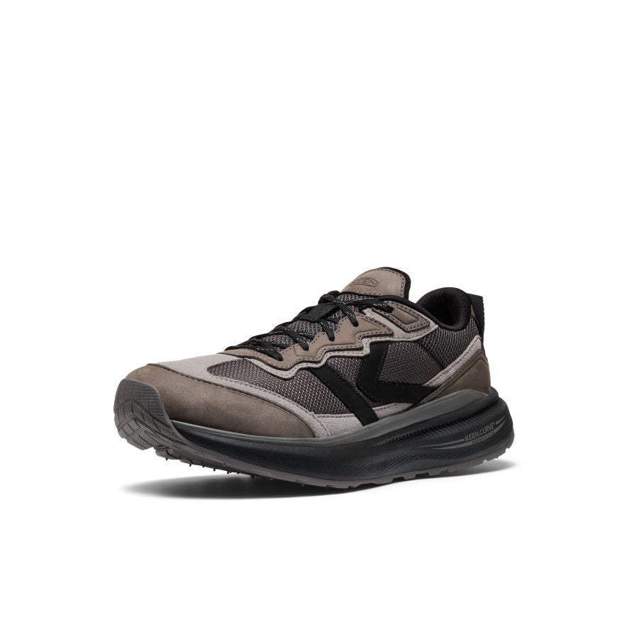 Men's WK500 Leather Walking Shoe Steel Grey/Black | Keen Discount