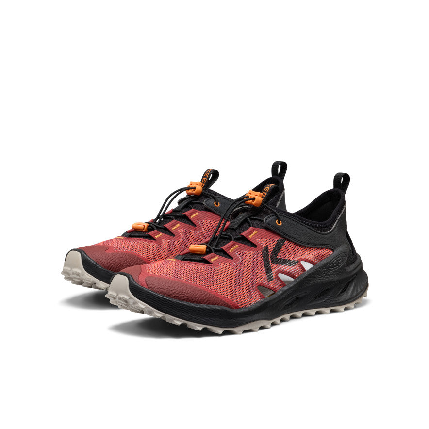 Men's Zionic ADV Open-Air Hiking Shoe Garnet/Orange Peel / Keen Online