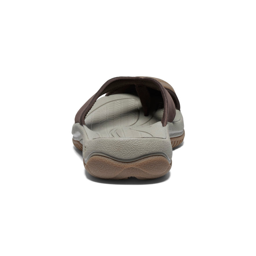 Men's Waimea Leather Flip-Flop Java/Plaza Taupe | Keen Outlet