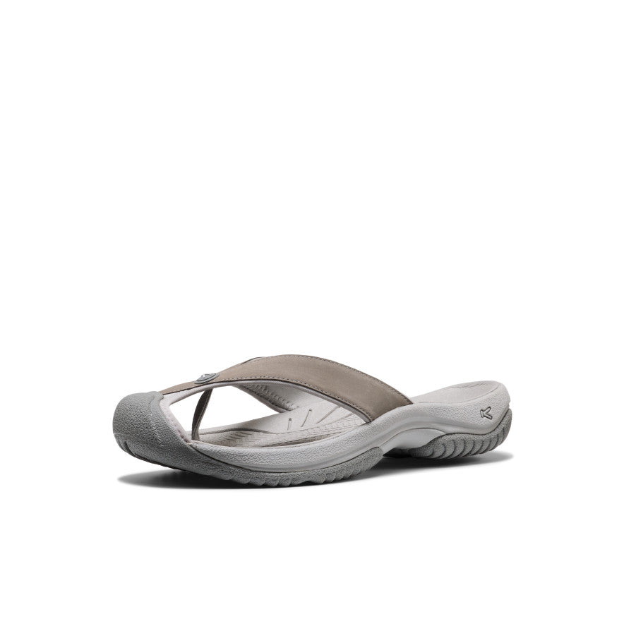 Men's Waimea Leather Flip-Flop Monochrome/Steel Grey / Keen Online