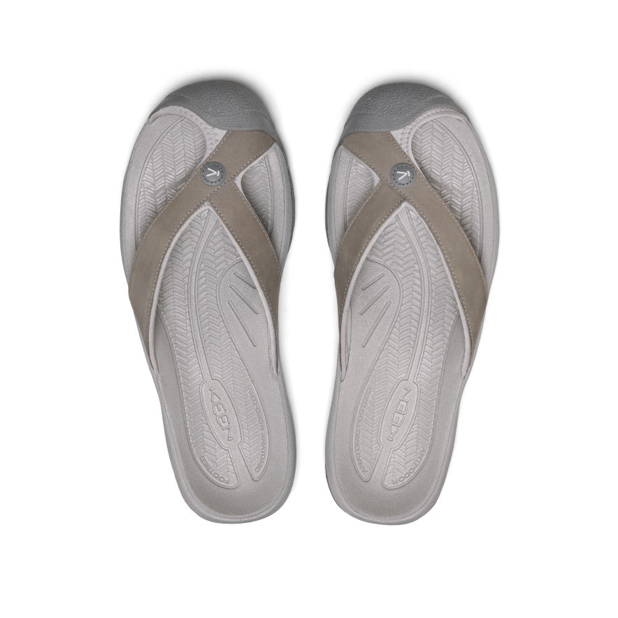 Men's Waimea Leather Flip-Flop Monochrome/Steel Grey / Keen Online