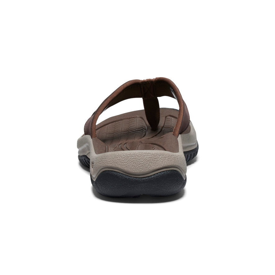 Men's Kona Leather Flip-Flop Java/Dark Earth / Keen Online