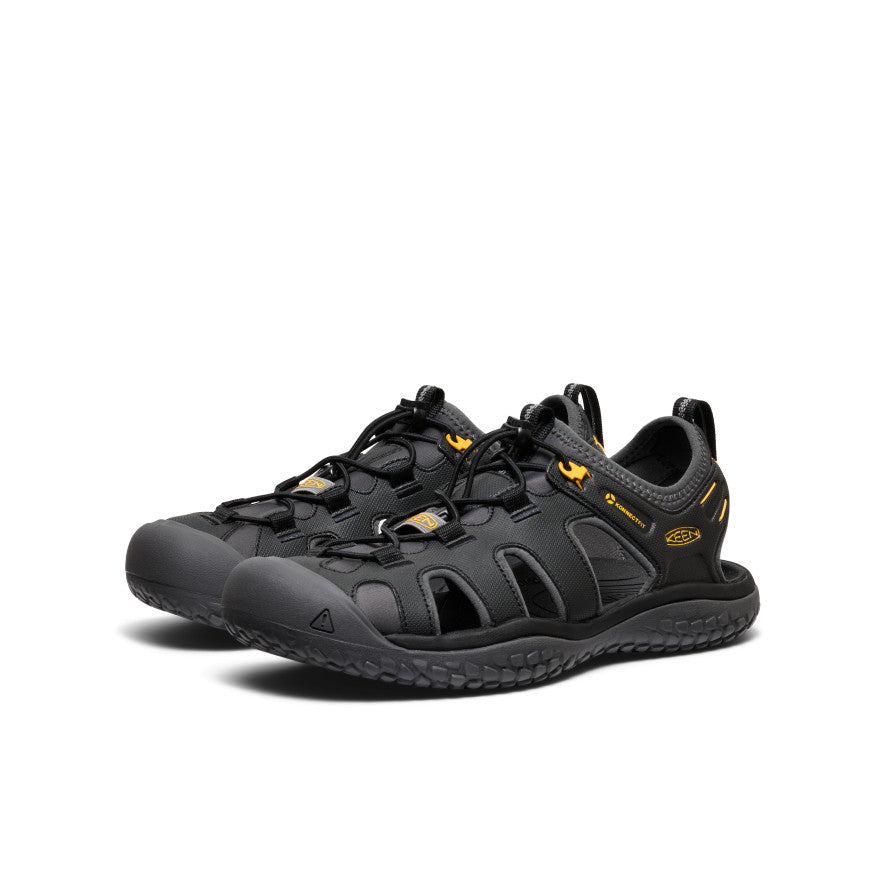Men's SOLR Sandal Black/Gold / Keen Online