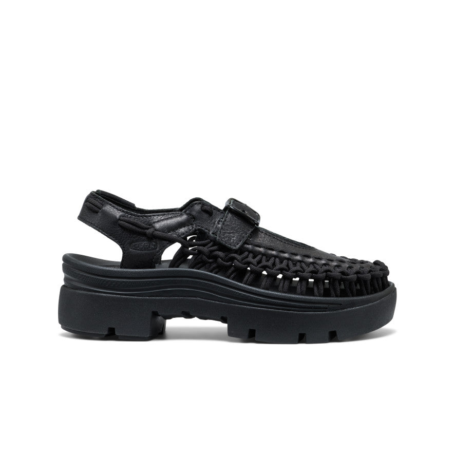 All Gender UNEEK PLT Mary Jane Sneaker Black Smooth Lea / Keen Sale