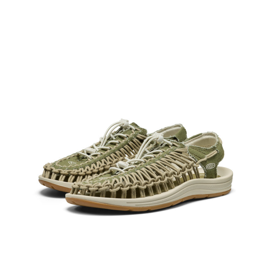 Men's UNEEK Canvas Martini Olive/Birch / Keen Online