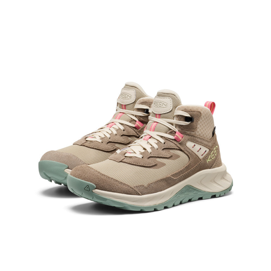 Women's Hightrail Waterproof Hiking Boot Brindle/Pink Lemonade | Keen Discount