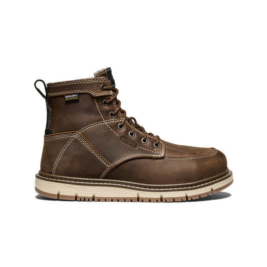 Women's San Jose 6" Waterproof Boot (Aluminum Toe) Cascade Brown/Gum / Keen Online