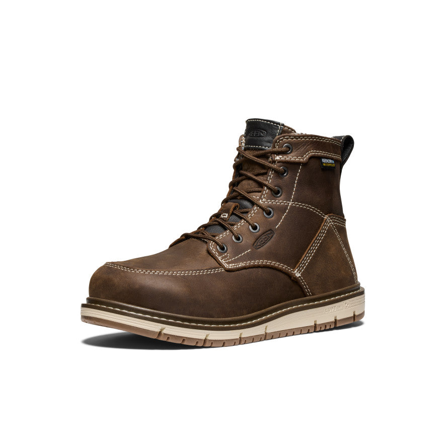 Women's San Jose 6" Waterproof Boot (Aluminum Toe) Cascade Brown/Gum / Keen Online