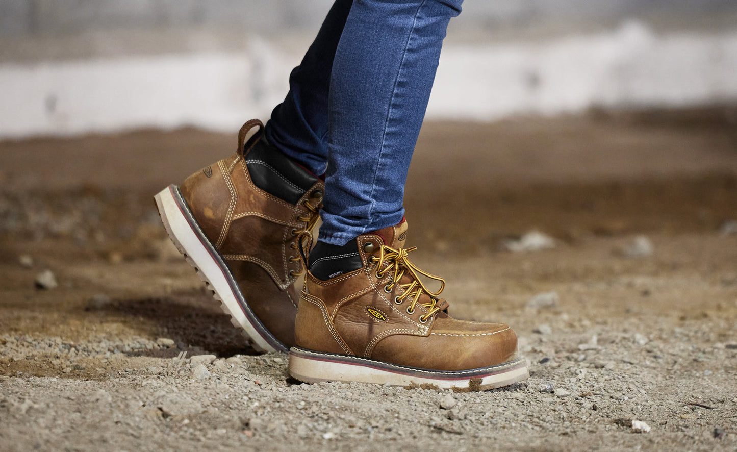 Women's Cincinnati 6" Waterproof Boot (Carbon Toe) Belgian/Sandshell | Keen Discount
