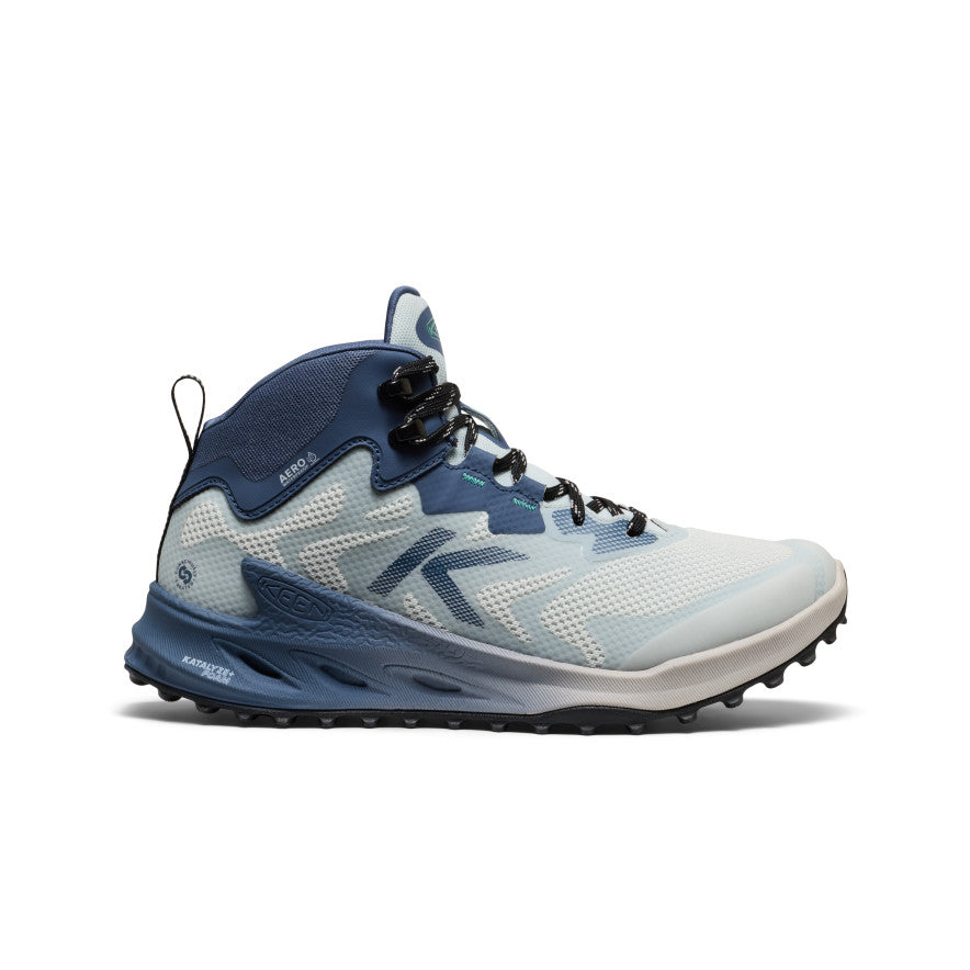 Women's Zionic NXT Waterproof Hiking Boot Ballad Blue/Winter Green | Keen Outlet