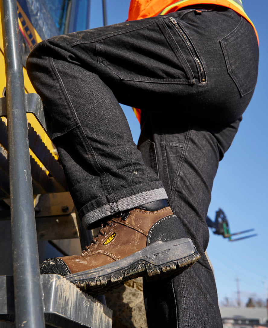 Women's Evanston 6" Waterproof Boot (Carbon Toe) Bison/Black / Keen Sale