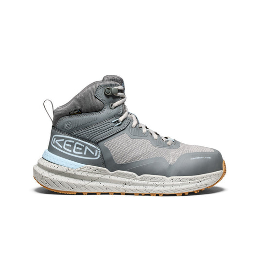 Women's Synchro Waterproof Work Boot (Carbon Toe) Steel Grey/Gum | Keen Outlet