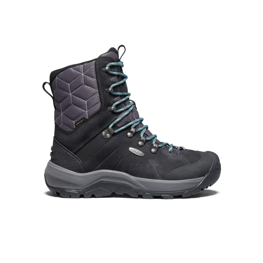 Women's Revel IV High Polar Waterproof Boot Black/North Atlantic / Keen For sale