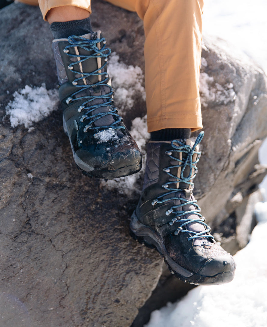 Women's Revel IV High Polar Waterproof Boot Black/North Atlantic / Keen For sale