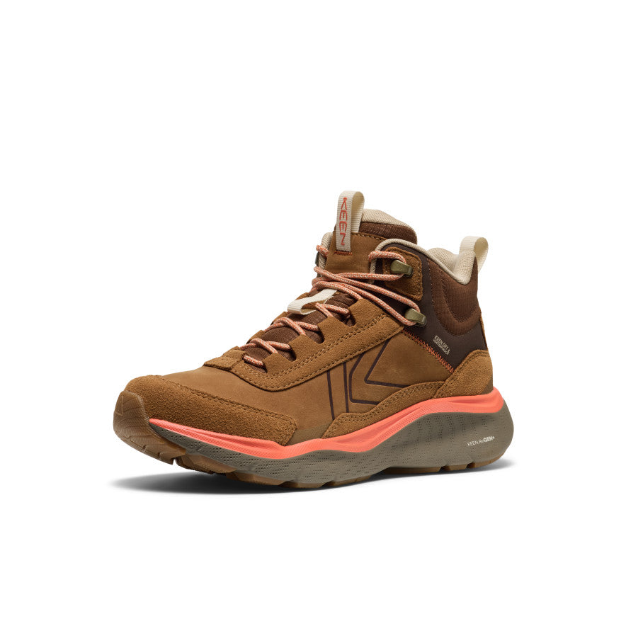 Women's Leiki Waterproof Leather Hiking Boot Chipmunk/Bison | Kenn On Sale