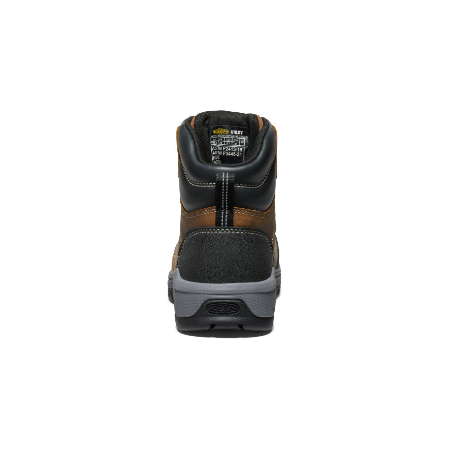 Women's Evanston 6" ESD Boot (Carbon Toe) Bison/Black / Keen For sale