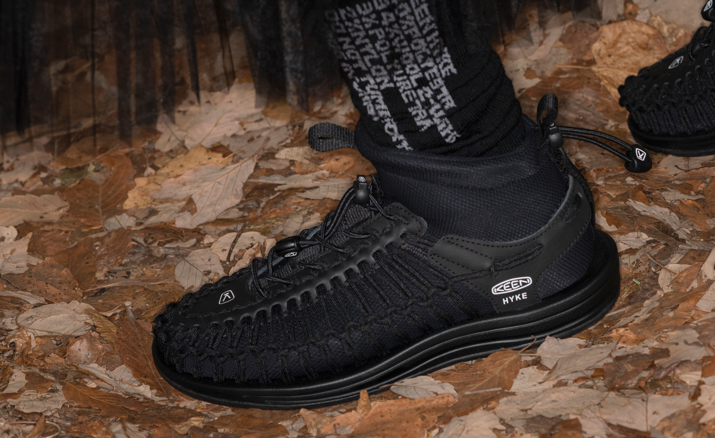 Women's UNEEK High Top x HYKE HYKE Black | Keen Outlet
