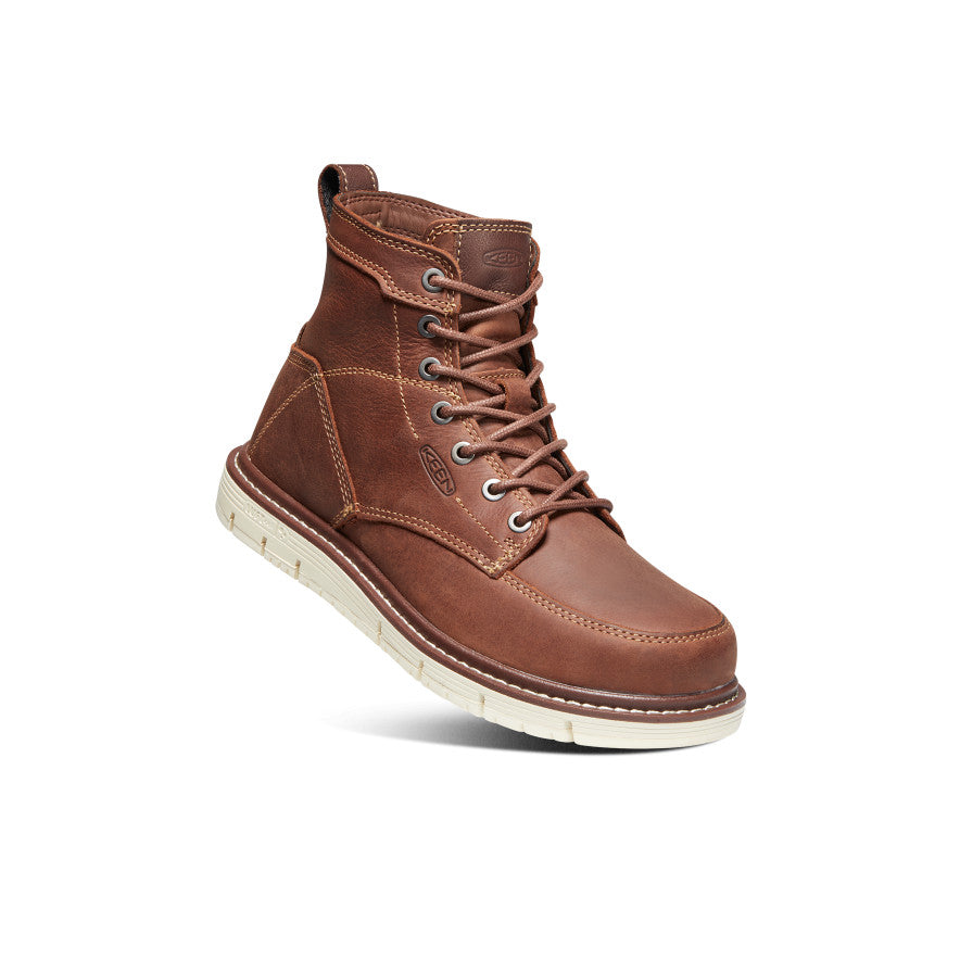 Women's San Jose 6" Boot (Soft Toe) Gingerbread/Off White / Keen Online