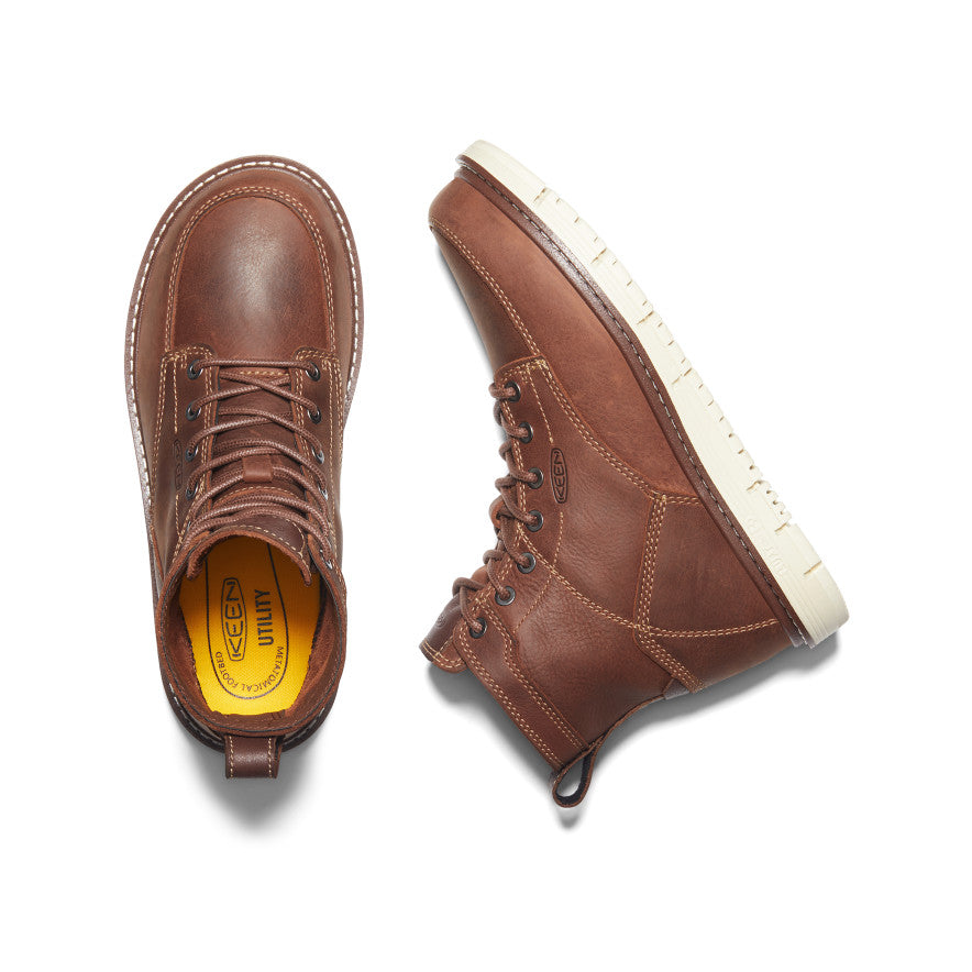 Women's San Jose 6" Boot (Soft Toe) Gingerbread/Off White / Keen Online