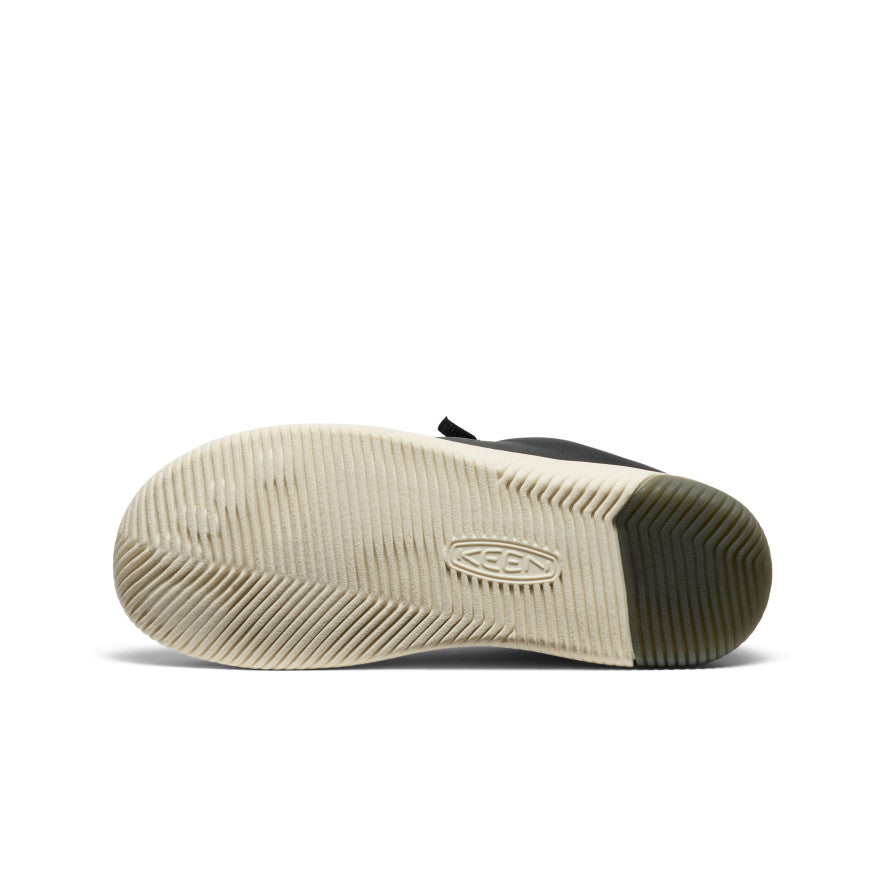 Women's KNX Leather Sneaker Black/Star White / Keen For sale