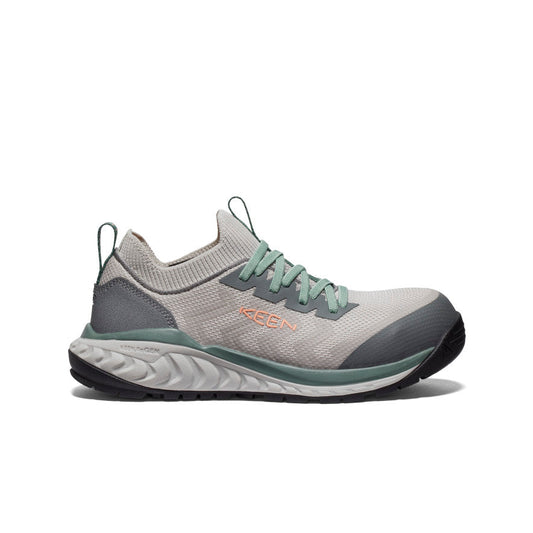 Women's Arvada Shift Work Sneaker (Carbon Toe) Steel Grey/Granite Green | Keen Outlet