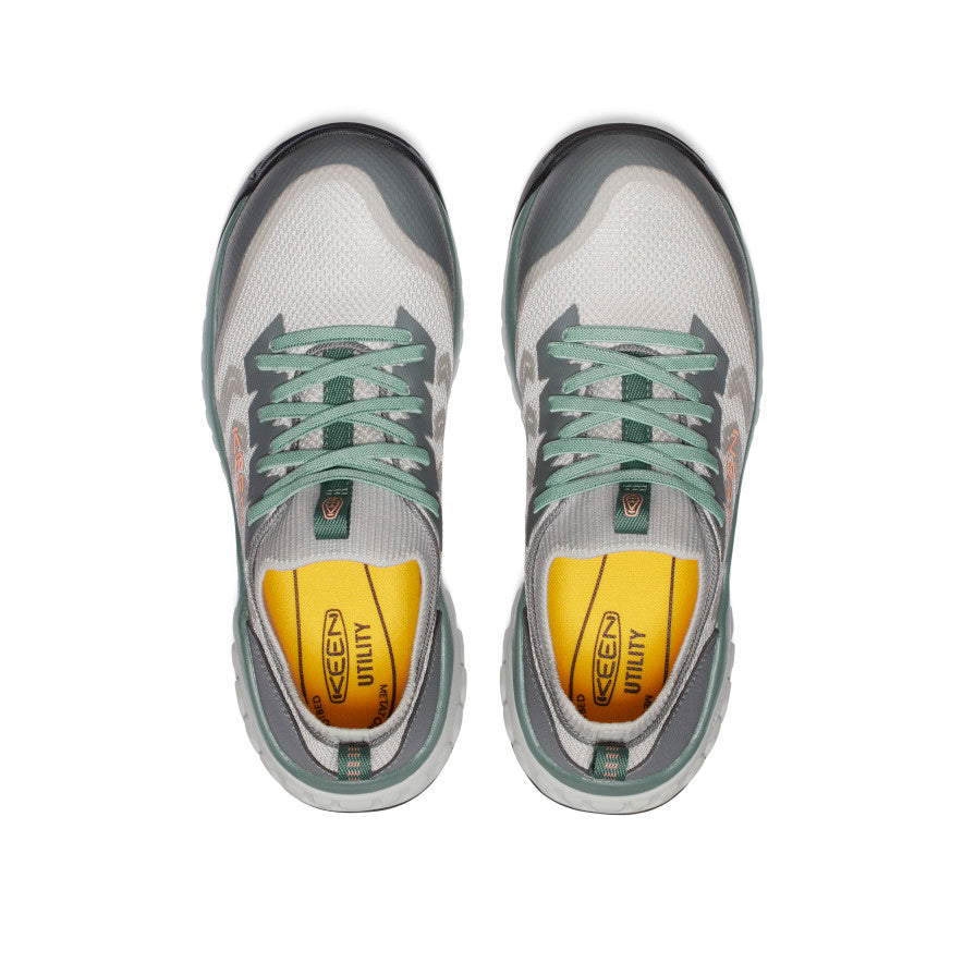 Women's Arvada Shift Work Sneaker (Carbon Toe) Steel Grey/Granite Green | Keen Outlet