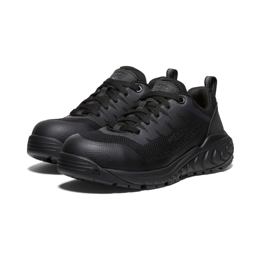 Women's Arvada ESD Work Sneaker (Carbon Toe) Black/Black / Keen Online