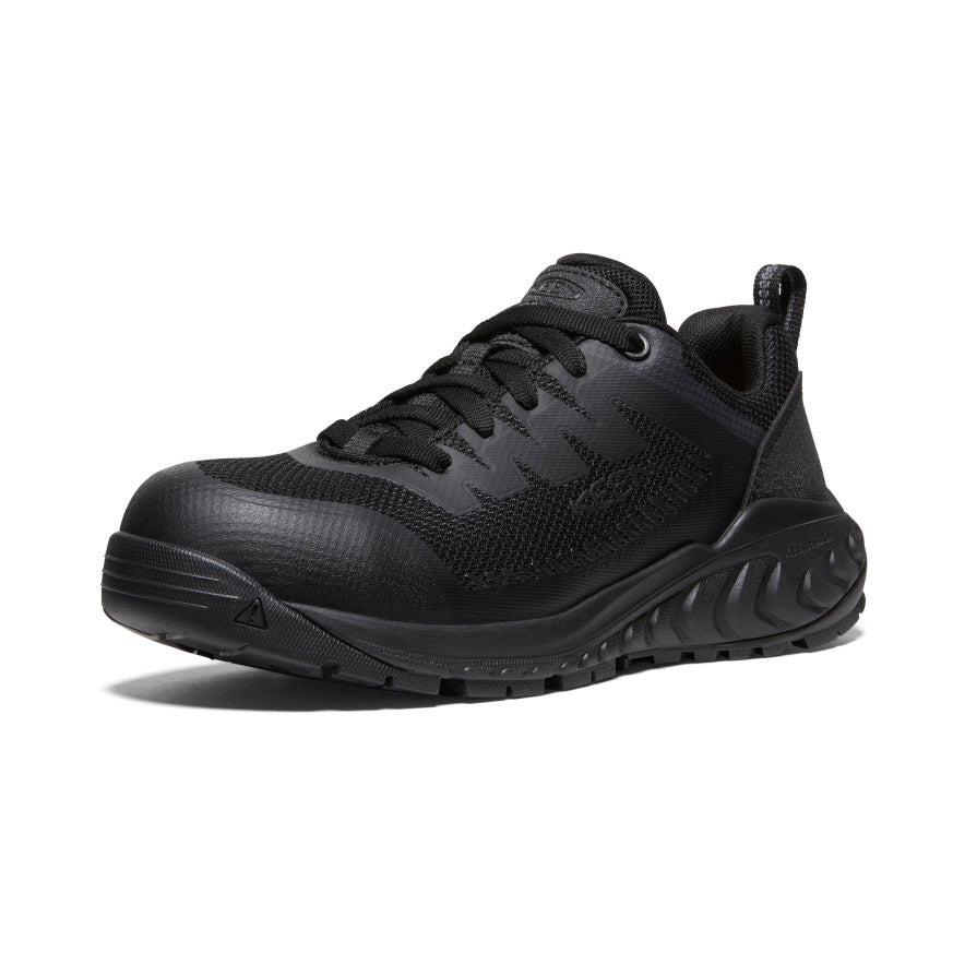 Women's Arvada ESD Work Sneaker (Carbon Toe) Black/Black / Keen Online