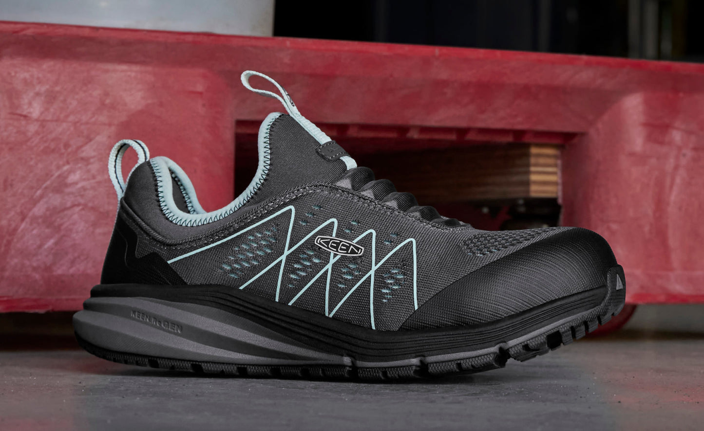 Women's Vista Energy Shift (Carbon Toe) Steel Grey/Blue Glass / Keen Sale