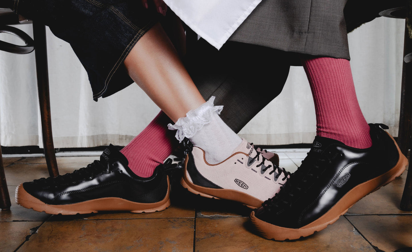 Women's Jasper Sneaker x Highsnobiety Pink/Gum | Keen Discount