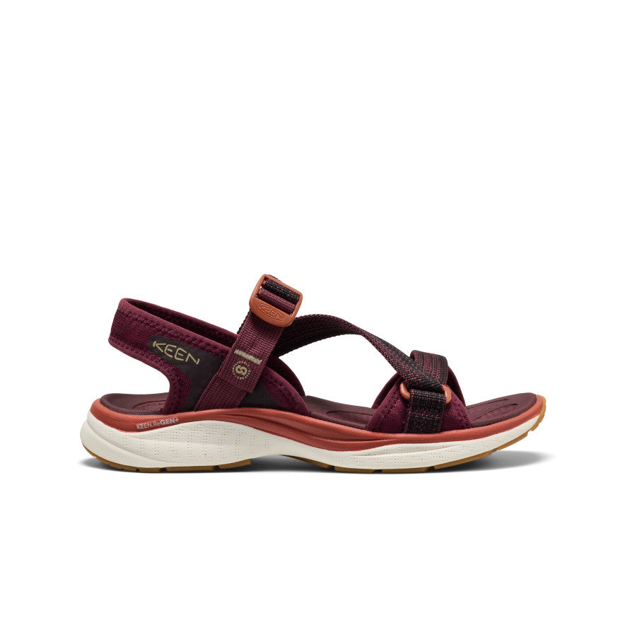 Women's Leiki Open-Toe Sandal Fig/Burnt Brick / Keen Sale
