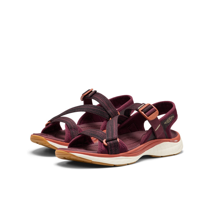 Women's Leiki Open-Toe Sandal Fig/Burnt Brick / Keen Sale