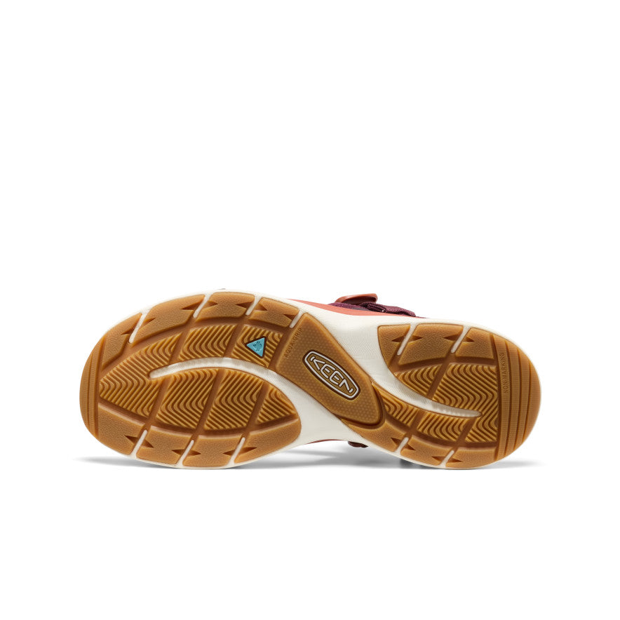 Women's Leiki Open-Toe Sandal Fig/Burnt Brick / Keen Sale